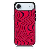 Pewdiepie red and black wavy iPhone 17 Air Case BC1021