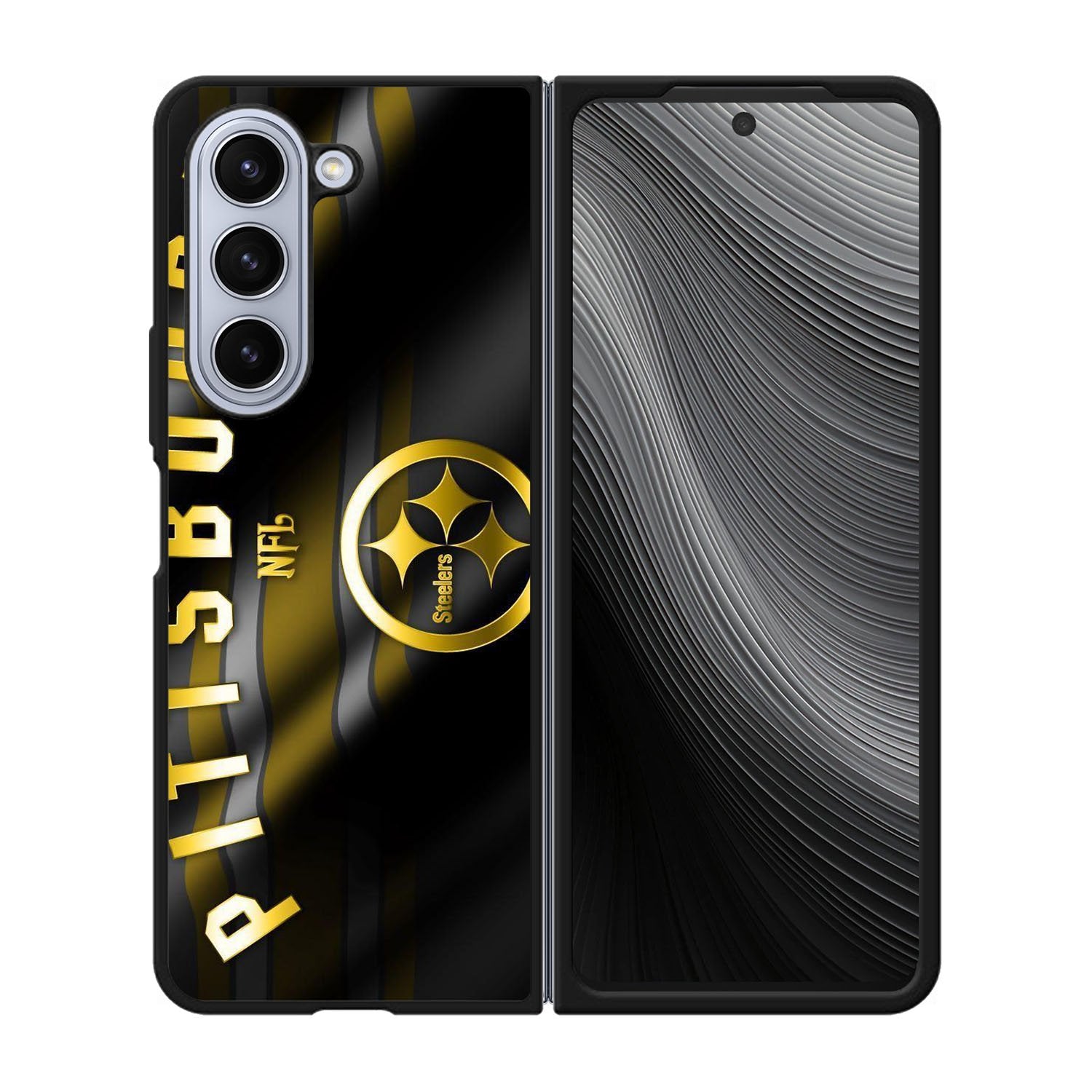 Flag Pittsburgh Steelers Case Samsung Galaxy z Fold 5 5G BC1023