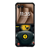 Red Ferrari Logo Z4552 Motorola Moto RAZR Plus 2025 Case