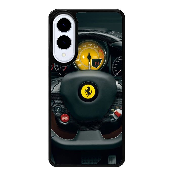 Red Ferrari Logo Z4552 Samsung Galaxy S25 Edge Case