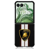 Lamborghini Logo Z4553 Motorola Moto Razr+ Plus 2024/2025 Case, Motorola Razr 50 Ultra/50s Ultra Case
