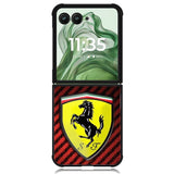 ferrari Logo Z4554 Motorola Moto Razr+ Plus 2024/2025 Case, Motorola Razr 50 Ultra/50s Ultra Case