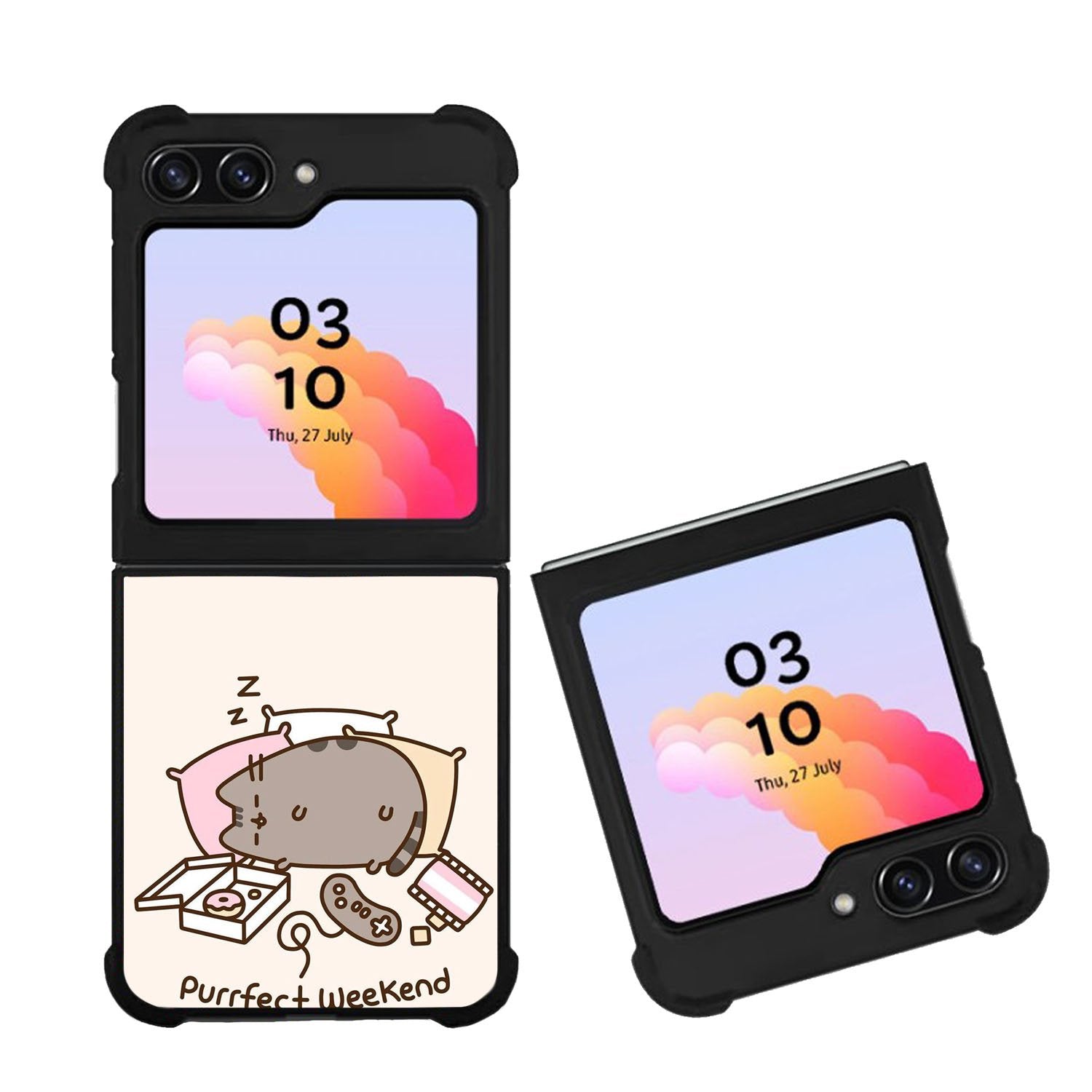 pusheen cat Case Samsung Galaxy Z Flip 5 5G BC1035
