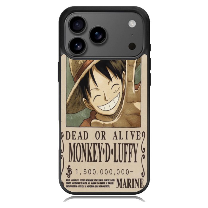 New Monkey D Luffy bounty poster Z4605 iPhone 17 Pro Max Case