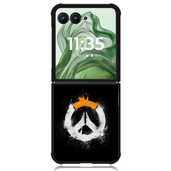 overwatch Logo Z4705 Motorola Moto Razr+ Plus 2024/2025 Case, Motorola Razr 50 Ultra/50s Ultra Case
