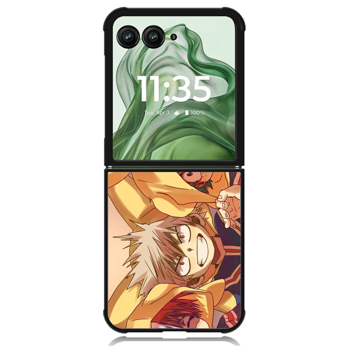 my hero academia pikachu Z5001 Motorola Moto Razr+ Plus 2024/2025 Case, Motorola Razr 50 Ultra/50s Ultra Case