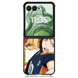 haikyuu Anime Z5007 Motorola Moto Razr+ Plus 2024/2025 Case, Motorola Razr 50 Ultra/50s Ultra Case