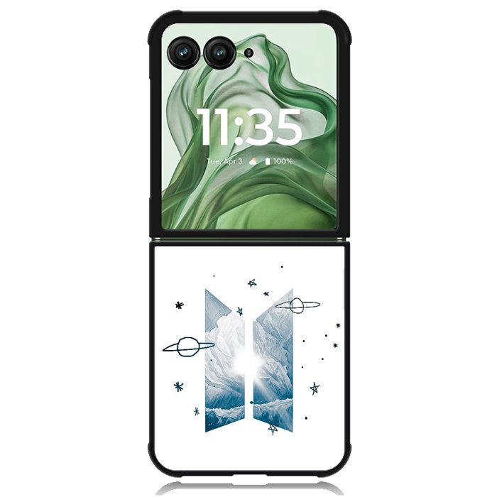 BTS Army Logo Z5022 Motorola Moto Razr+ Plus 2024/2025 Case, Motorola Razr 50 Ultra/50s Ultra Case