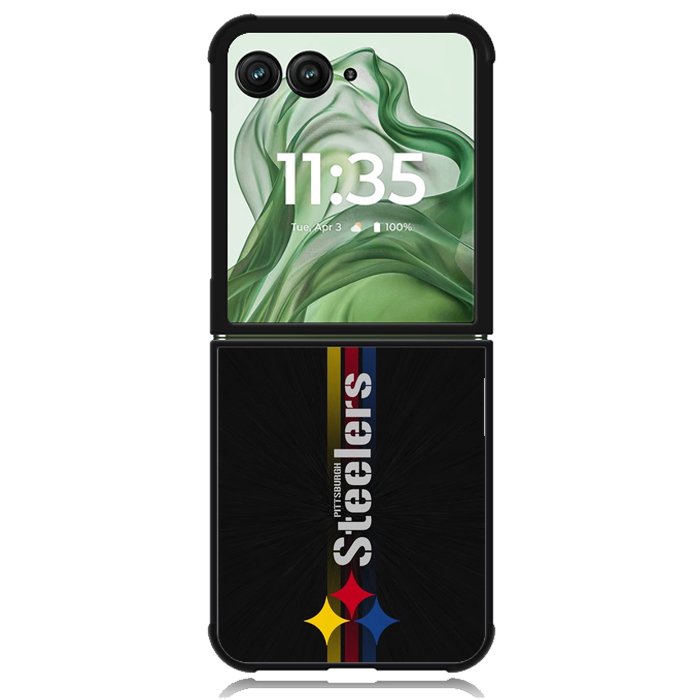 pittsburgh steelers Logo Z5045 Motorola Moto Razr+ Plus 2024/2025 Case, Motorola Razr 50 Ultra/50s Ultra Case