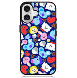bt21 pattern Z5048 iPhone 16 Case