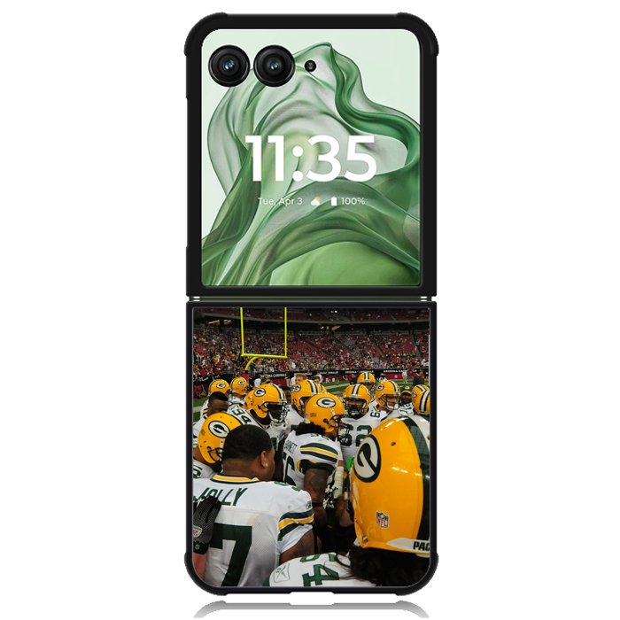 green bay packers team Z5098 Motorola Moto Razr+ Plus 2024/2025 Case, Motorola Razr 50 Ultra/50s Ultra Case