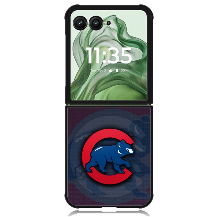 chicago cubs Logo Z5100 Motorola Moto Razr+ Plus 2024/2025 Case, Motorola Razr 50 Ultra/50s Ultra Case