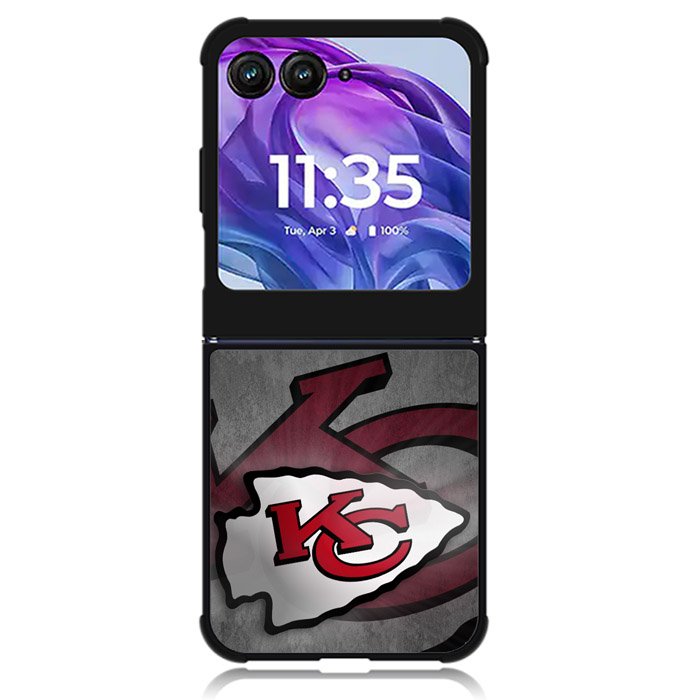 Kansas City Chiefs Logo 1st Motorola Moto Razr 2024 , Moto Razr 50 Case