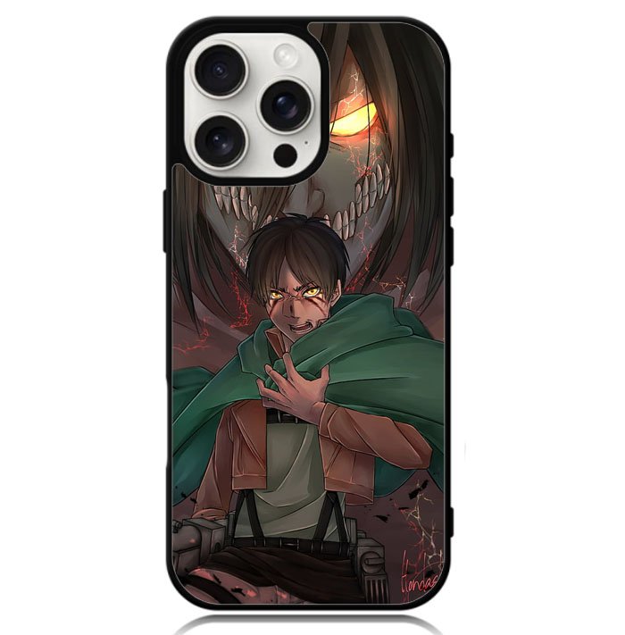 attack on titan eren Z8052 iPhone 16 Pro Case