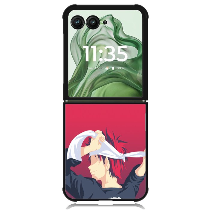 shokugeki no soma minilaist Z8059 Motorola Moto Razr+ Plus 2024/2025 Case, Motorola Razr 50 Ultra/50s Ultra Case