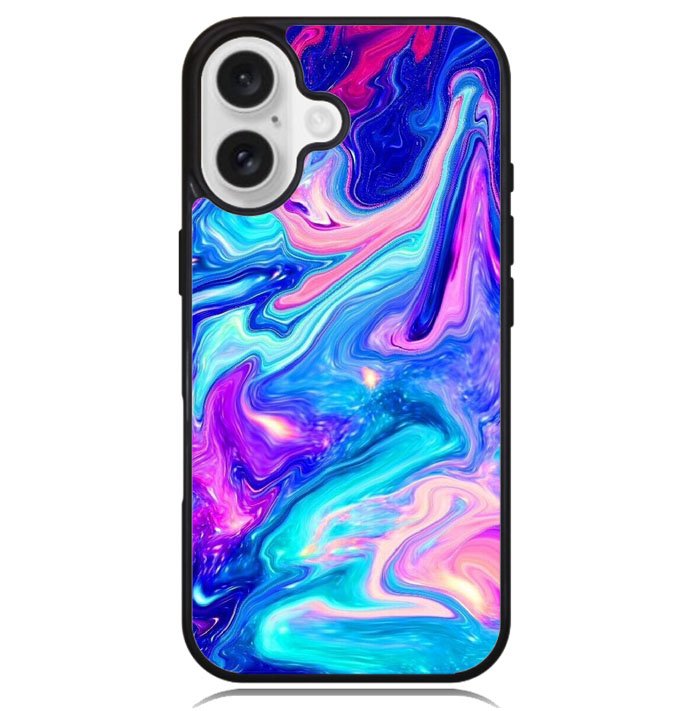 Neon Paint Mixture Z8072 iPhone 16 Plus Case