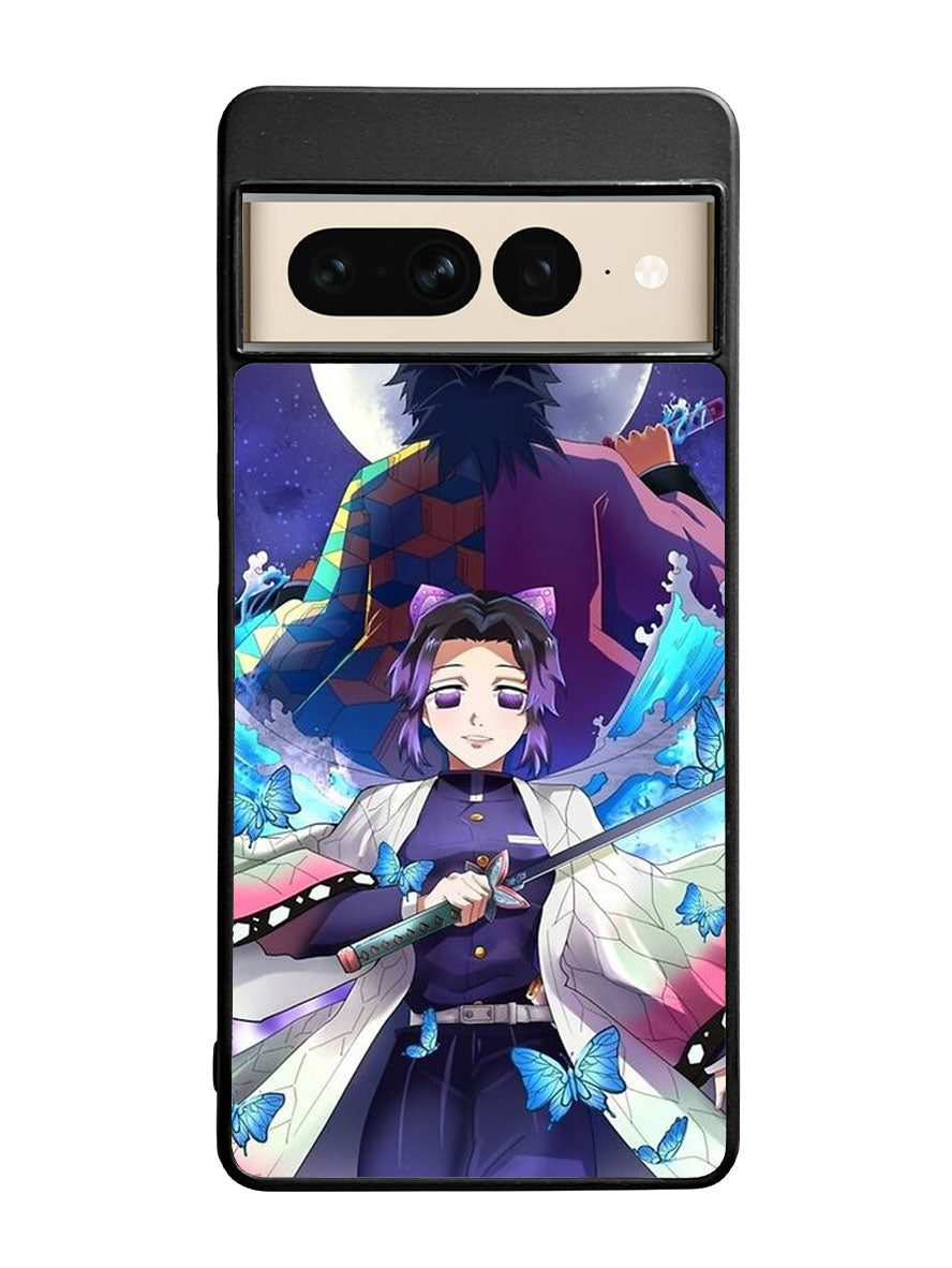 Shinobu And Giyuu Demon Slayer Google Pixel 7 Pro Case