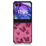 butterfly glitter Motorola Moto Razr 2024 , Moto Razr 50 Case
