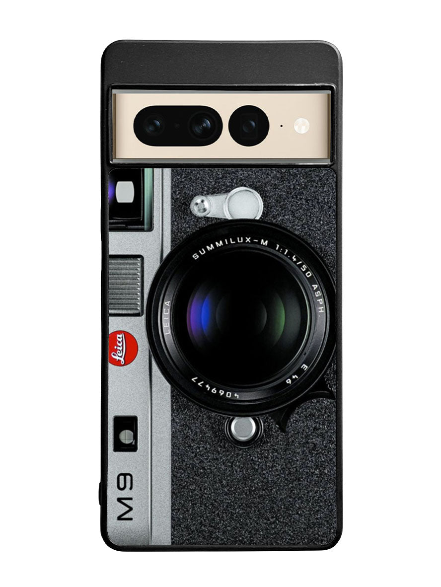 Black M9 Leica Camera Google Pixel 7 Pro Case