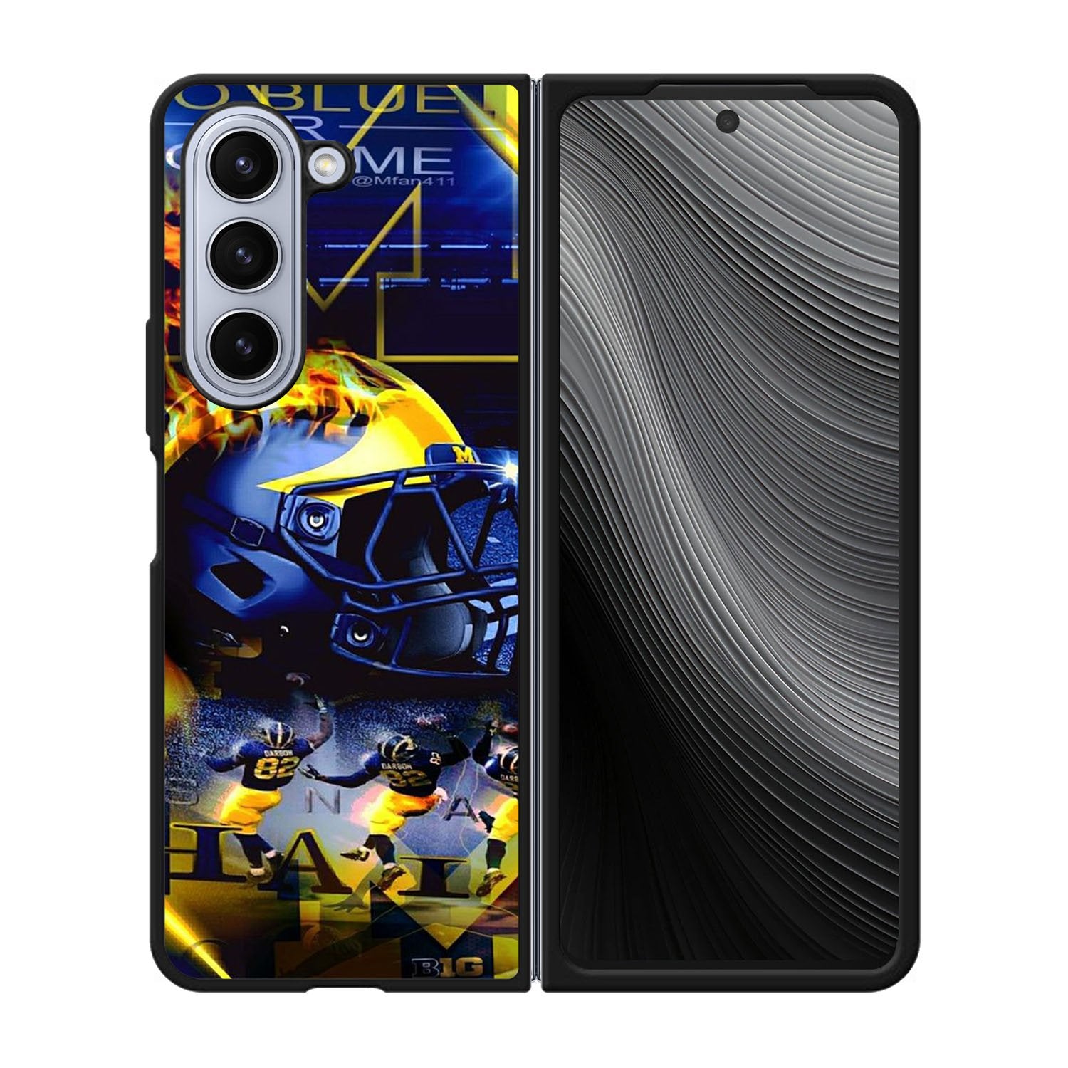 Michigan Wolverines Case Samsung Galaxy z Fold 5 5G BC1569