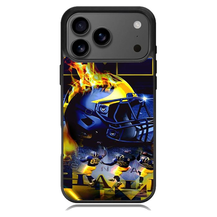 Michigan Wolverines iPhone 17 Pro Case BC1569