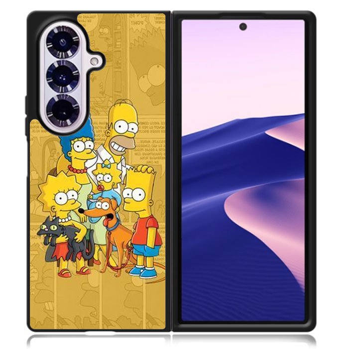 The Simpsons Samsung Galaxy Z Fold 7 5G Case BC1590