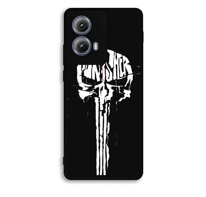 Punisher Black Motorola Moto Edge 2024 Case FE4595