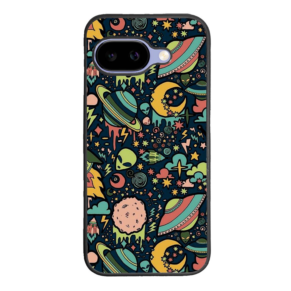 Alien Space Pattern Google Pixel 10A Case FE0023