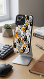 Cute Cat Paw Pattern Protective Case Compatible with iPhone, Samsung & Google Pixel FW0233