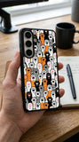 Cute Cat Paw Pattern Protective Case Compatible with iPhone, Samsung & Google Pixel FW0233