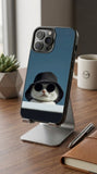 Cool Boss Cat With Glasses Protective Case Compatible with iPhone, Samsung & Google Pixel FW0235