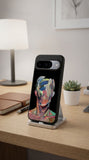 Modern Abstract Face Art Protective Case Compatible with iPhone, Samsung & Google Pixel FW0237