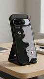 Minimalist Yin Yang Cats Protective Case Compatible with iPhone, Samsung & Google Pixel FW0243