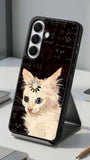 Confused Math Cat Meme Protective Case Compatible with iPhone, Samsung & Google Pixel FW0244