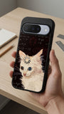 Confused Math Cat Meme Protective Case Compatible with iPhone, Samsung & Google Pixel FW0244