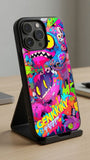 Neon Monster Mash Protective Case Compatible with iPhone, Samsung & Google Pixel FW0248
