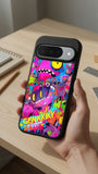 Neon Monster Mash Protective Case Compatible with iPhone, Samsung & Google Pixel FW0248