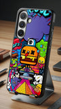 Funky Burger Blast Protective Case Compatible with iPhone, Samsung & Google Pixel FW0249
