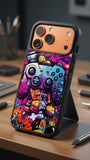 Game Over Graffiti Protective Case Compatible with iPhone, Samsung & Google Pixel FW0250