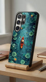 Red Sail Mountain Art Protective Case Compatible with iPhone, Samsung & Google Pixel FW0252