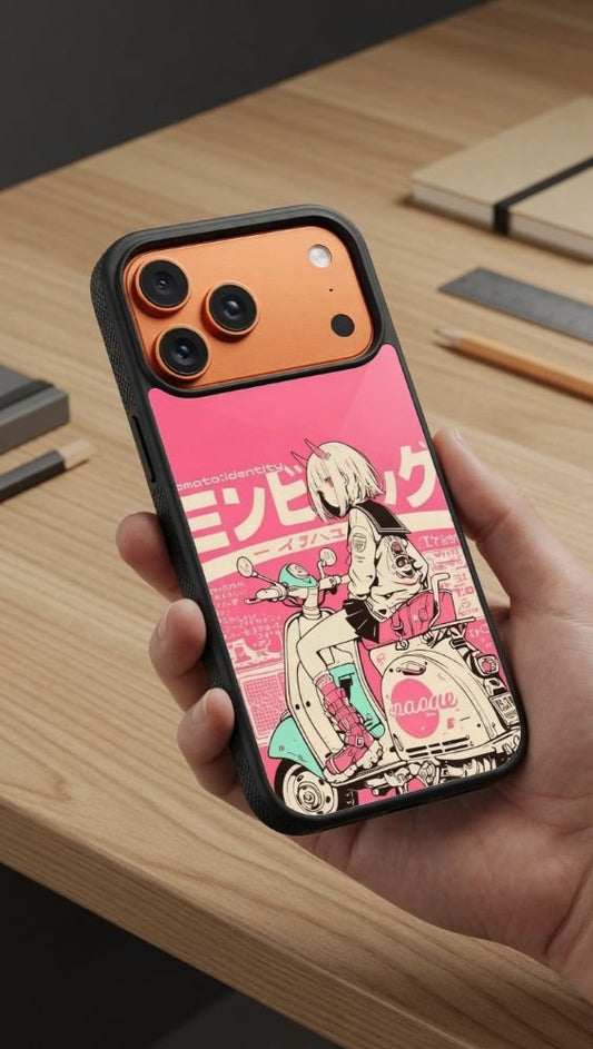 Neon Rider Protective Case Compatible with iPhone, Samsung & Google Pixel FW0257