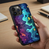 Cosmic Wave Flow Protective Case Compatible with iPhone, Samsung & Google Pixel FW0265
