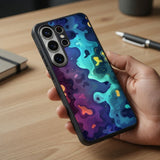 Cosmic Wave Flow Protective Case Compatible with iPhone, Samsung & Google Pixel FW0265