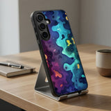 Cosmic Wave Flow Protective Case Compatible with iPhone, Samsung & Google Pixel FW0265