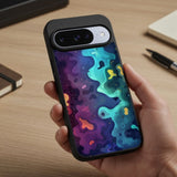 Cosmic Wave Flow Protective Case Compatible with iPhone, Samsung & Google Pixel FW0265