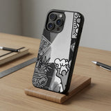 Vibrant Nyc Pop Art Protective Case Compatible with iPhone, Samsung & Google Pixel FW0266
