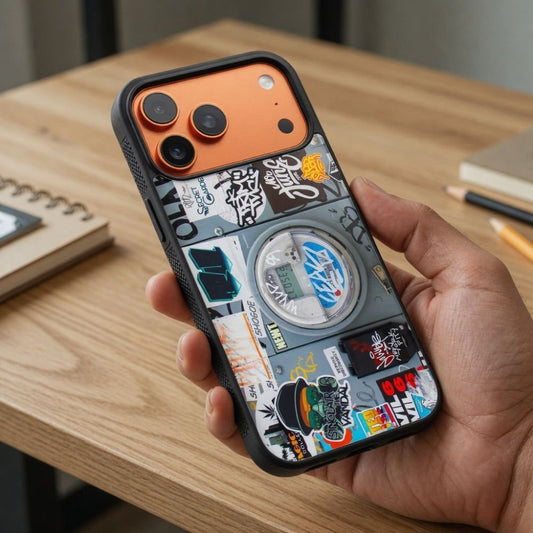 Urban Sticker Fusion Protective Case Compatible with iPhone, Samsung & Google Pixel FW0269