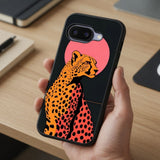 Cheetah’S Pink Moon Protective Case Compatible with iPhone, Samsung & Google Pixel FW0270