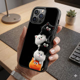 Fluffy Cat Stack Protective Case Compatible with iPhone, Samsung & Google Pixel FW0282