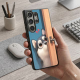 Curious Husky Puppy Protective Case Compatible with iPhone, Samsung & Google Pixel FW0285